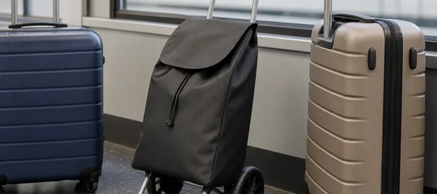 Einkaufstrolley beim Reisen: Zug und Flug sicher nutzen