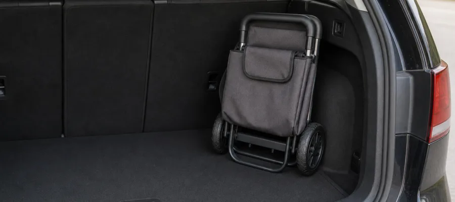 Einkaufstrolley im Auto verstauen: Platzsparend transportieren