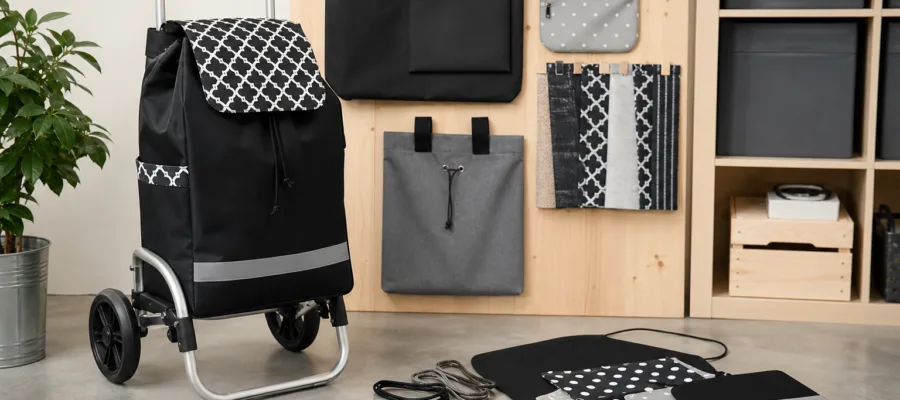 Einkaufstrolley individualisieren: Zubehoer, Taschen und Design selbst machen
